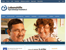 Tablet Screenshot of lebenshilfe-schwetzingen.de
